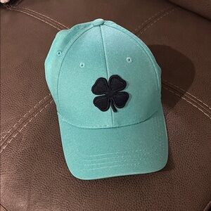 Teal Cap with Black Clover Emblem